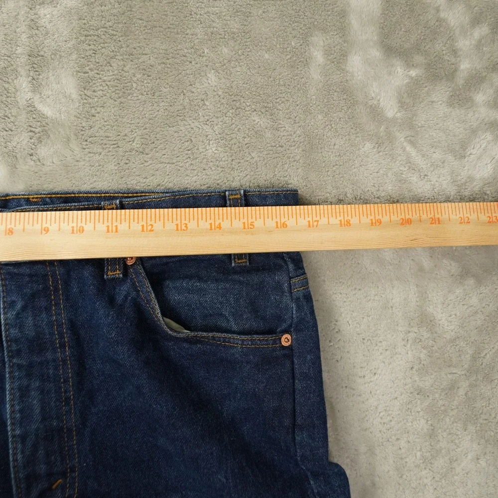 Levis 505 Regular Fit Straight Leg Jeans Mens 34x30 Vintage Orange Tab 90s USA